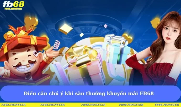 Điều cần chú ý khi săn thưởng khuyến mãi tại FB68