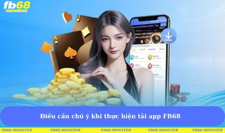Điều cần chú ý khi thực hiện tải app tại FB68