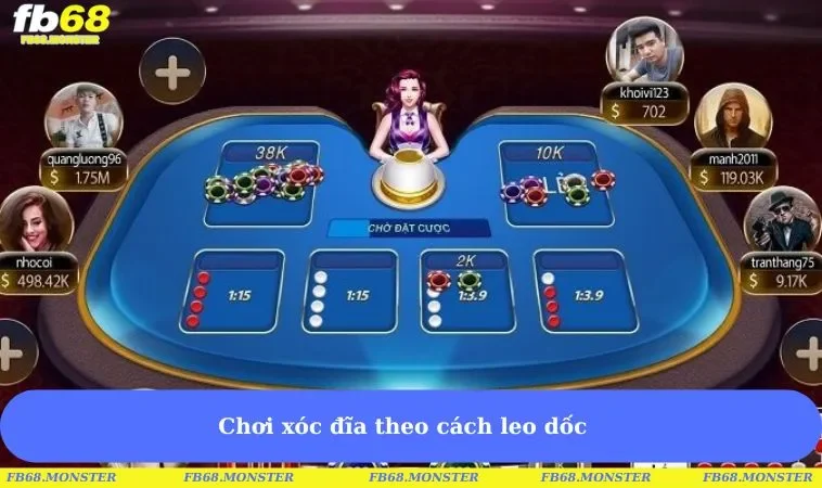 Chơi xóc đĩa theo cách leo dốc